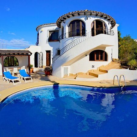 La Madrugada - Luxury Moraira Villa With Sea Views And Private Heated Pool Dış mekan fotoğraf
