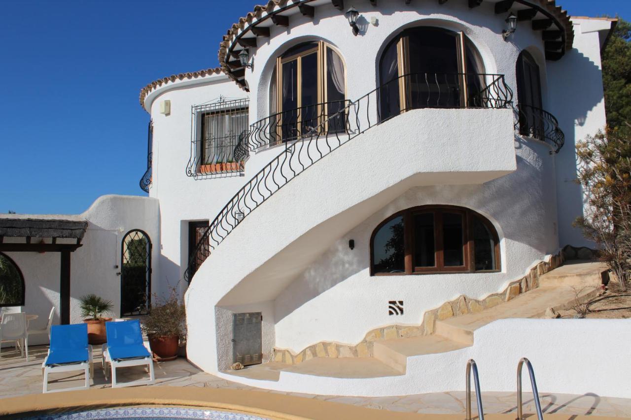 La Madrugada - Luxury Moraira Villa With Sea Views And Private Heated Pool Dış mekan fotoğraf
