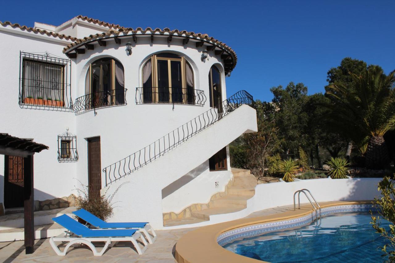 La Madrugada - Luxury Moraira Villa With Sea Views And Private Heated Pool Dış mekan fotoğraf