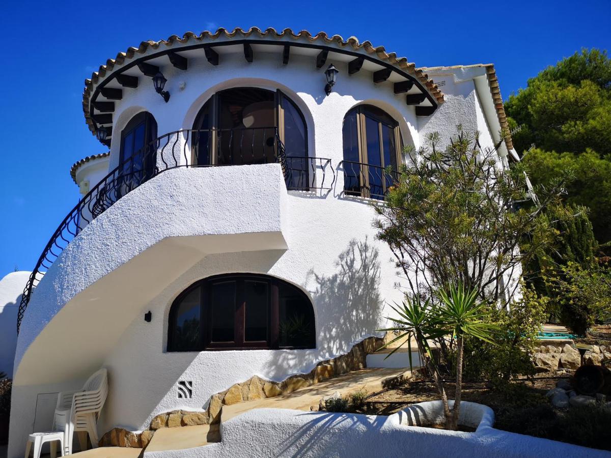 La Madrugada - Luxury Moraira Villa With Sea Views And Private Heated Pool Dış mekan fotoğraf