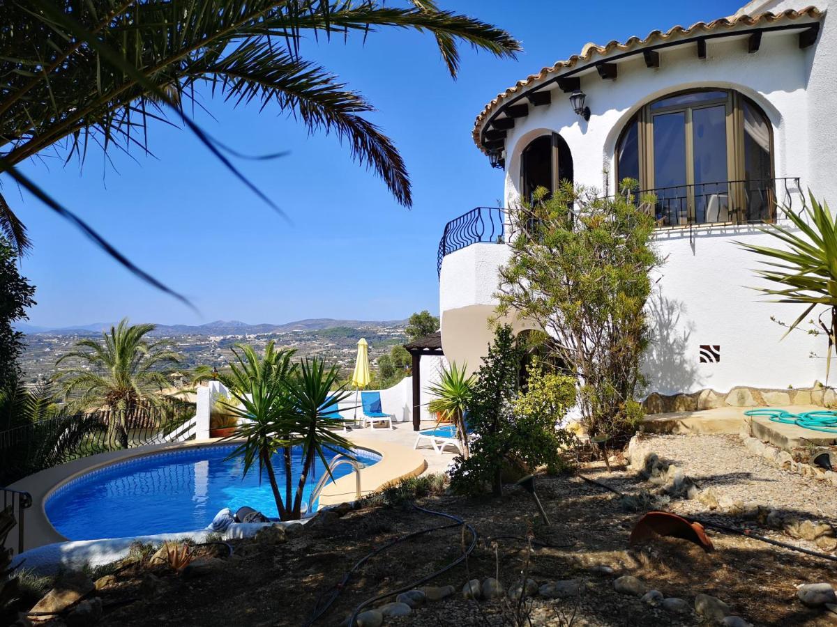 La Madrugada - Luxury Moraira Villa With Sea Views And Private Heated Pool Dış mekan fotoğraf