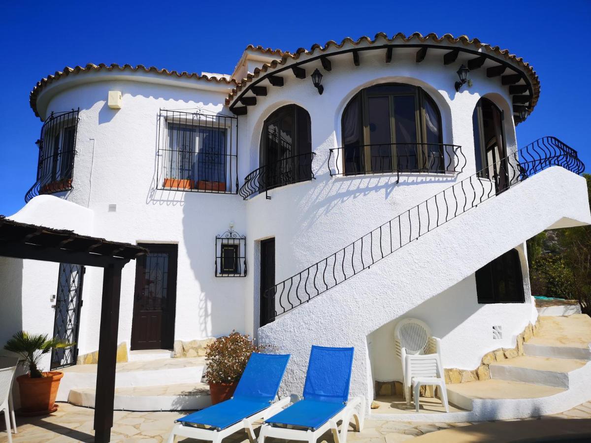 La Madrugada - Luxury Moraira Villa With Sea Views And Private Heated Pool Dış mekan fotoğraf
