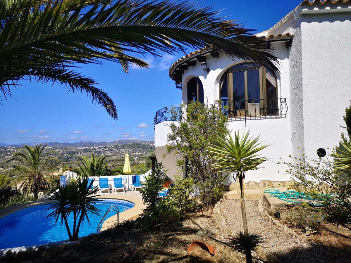 La Madrugada - Luxury Moraira Villa With Sea Views And Private Heated Pool Dış mekan fotoğraf