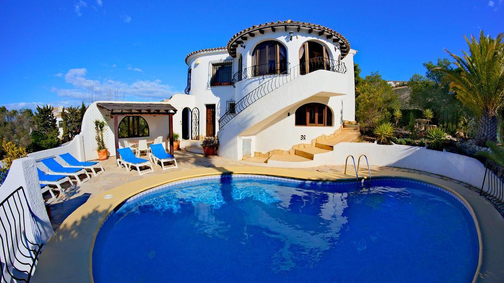 La Madrugada - Luxury Moraira Villa With Sea Views And Private Heated Pool Dış mekan fotoğraf