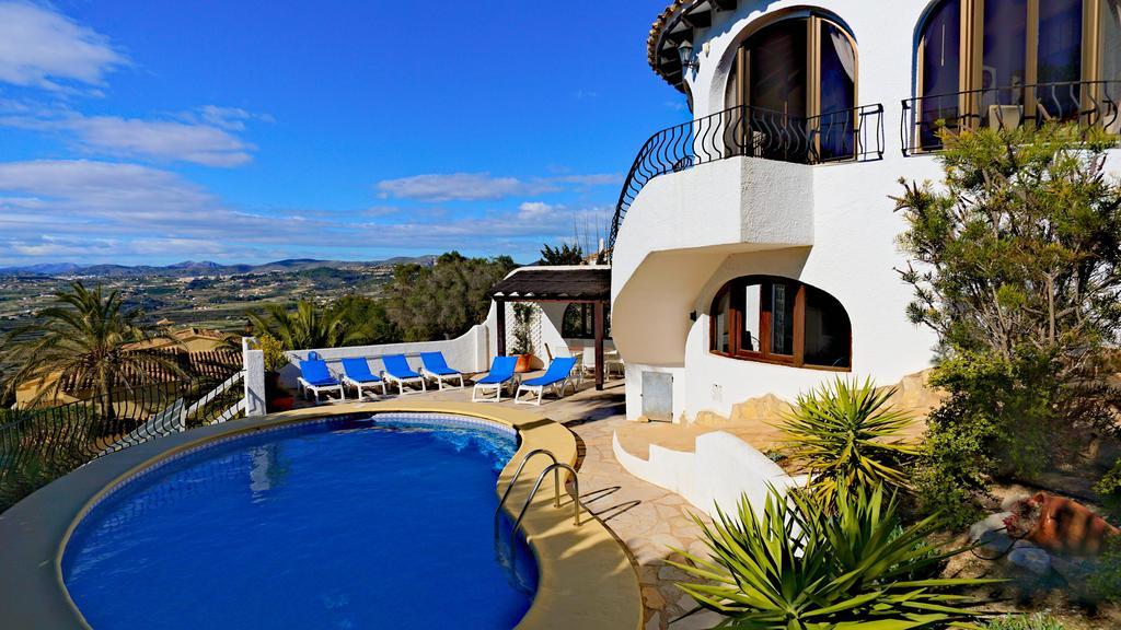 La Madrugada - Luxury Moraira Villa With Sea Views And Private Heated Pool Dış mekan fotoğraf
